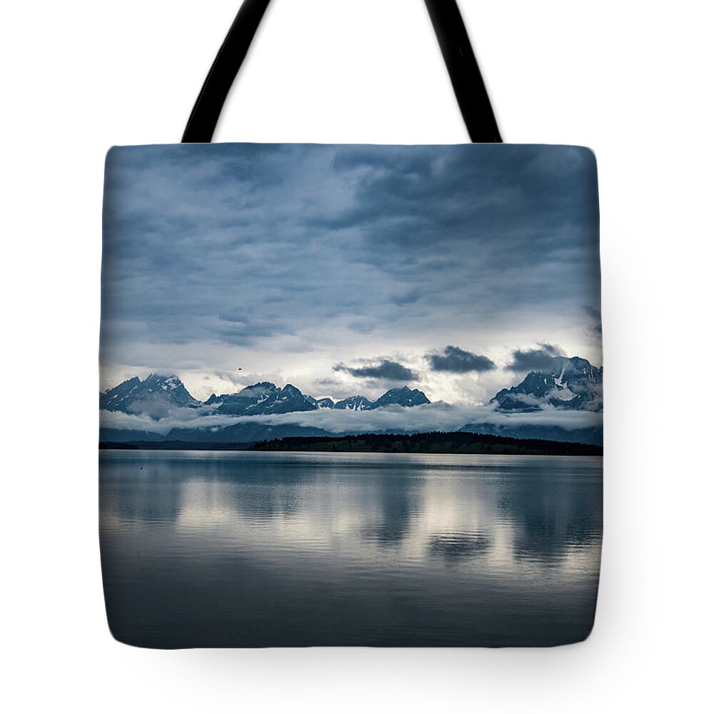 Nature Tote Bag featuring the photograph Jackson Lake - Grand Tetons National Park by Rose Guinther