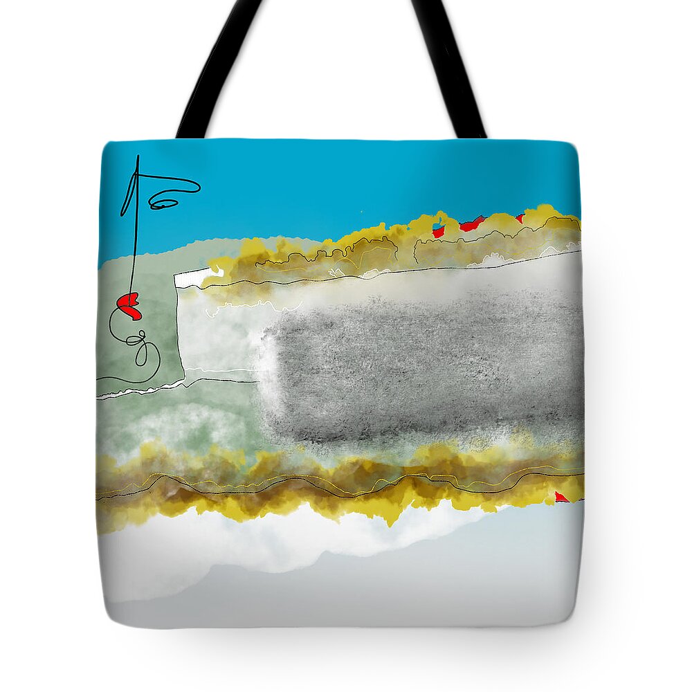  Tote Bag featuring the digital art Jaded Valentine by Amber Lasche