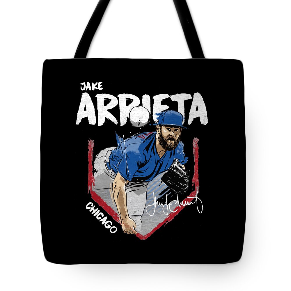 Jake Arrieta Tote Bags