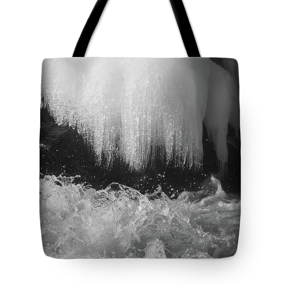 Ice Tote Bag featuring the photograph Jaws of Life by Alex Lapidus