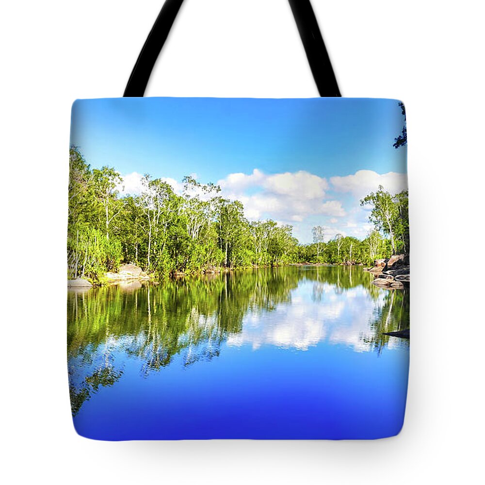 Timeless Kakadu Tote Bag featuring the photograph Jim Jim Creek - Kakadu National Park, Australia by Lexa Harpell