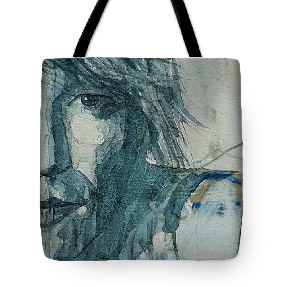 Bon Jovi Tote Bag featuring the painting Jon Bon Jovi by Paul Lovering