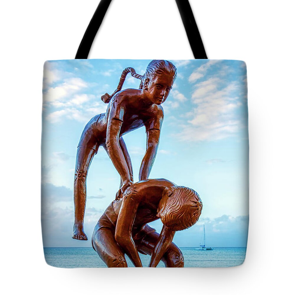 Joy Tote Bag featuring the photograph Joy of Childhood by Tatiana Travelways