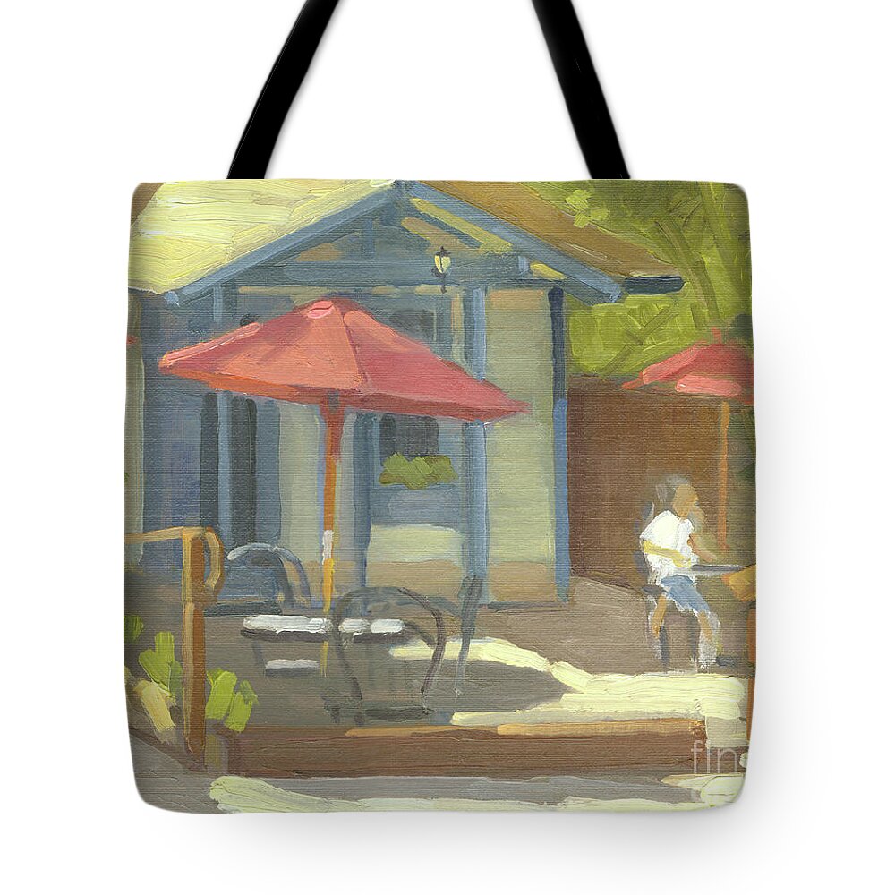 Julian Apple Pie Tote Bag featuring the painting Julian Apple Pie - Julian, California by Paul Strahm