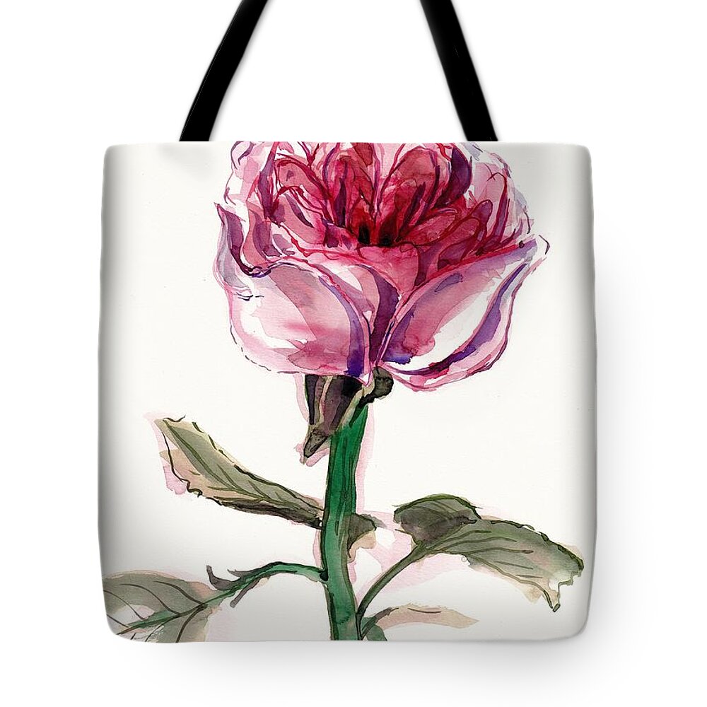 Flower Tote Bag featuring the painting Juliet Rose by George Cret