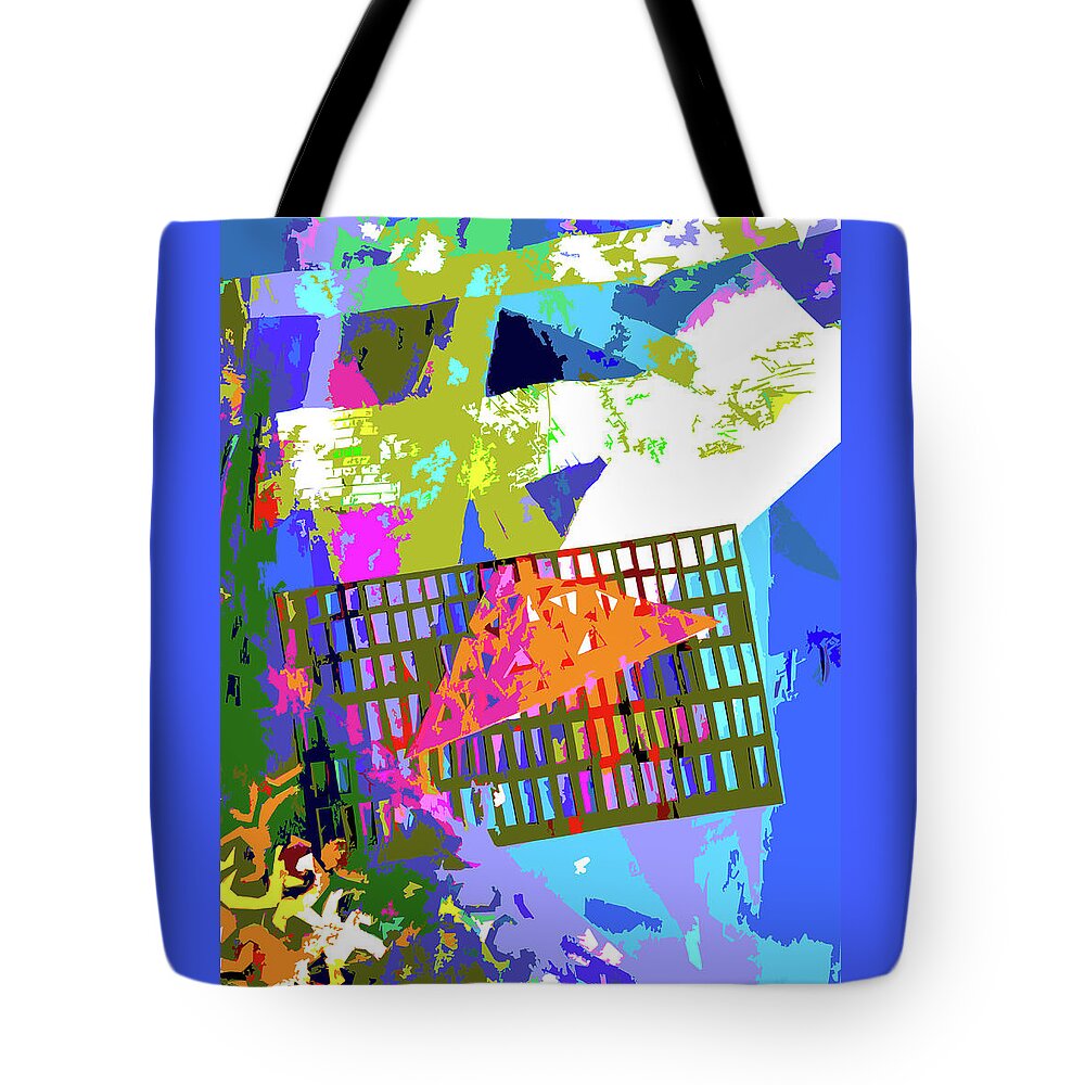 Collage Tote Bag featuring the mixed media Juneteenth Abstract Collage 2022 by Lorena Cassady