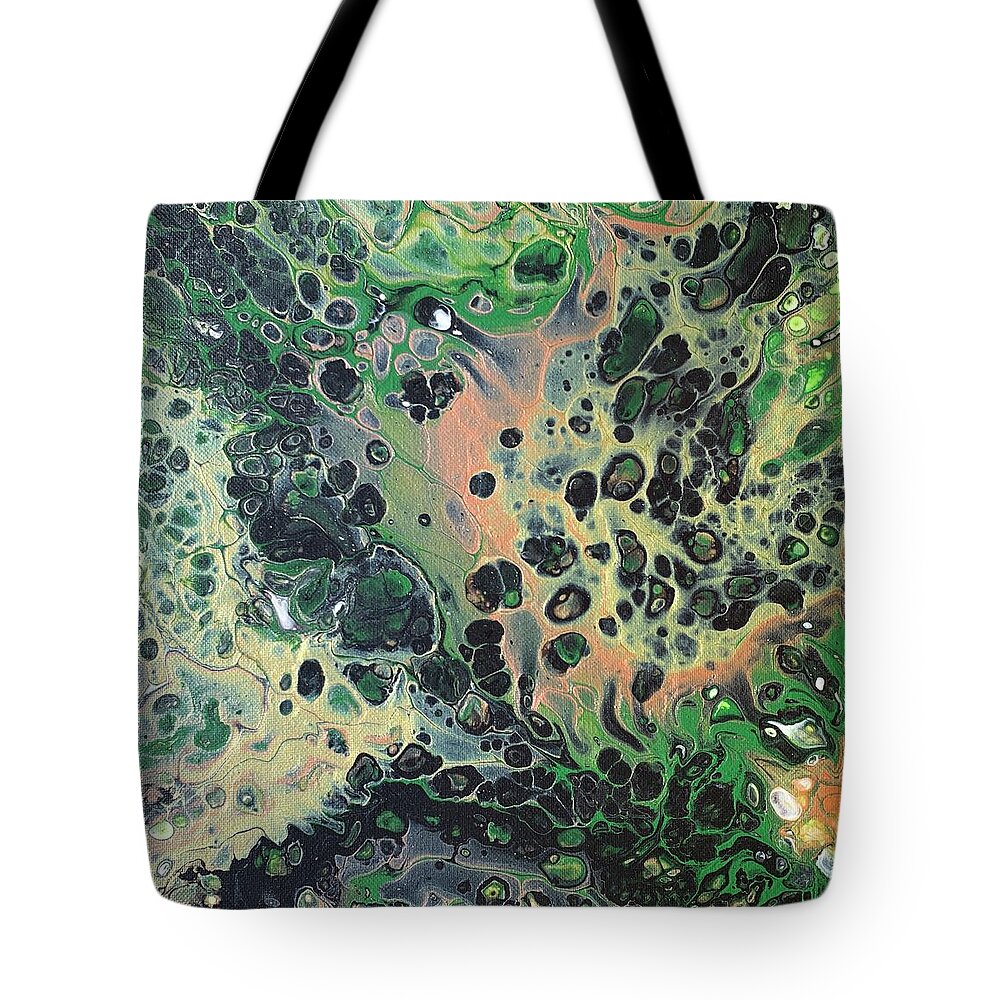 Cheetah Tote Bag featuring the painting Jungle by Nicole DiCicco