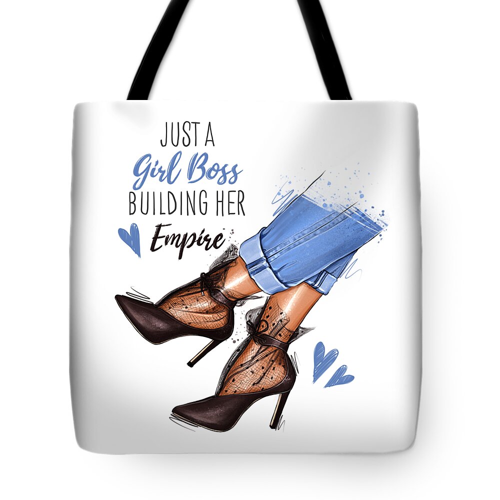 Just a Girl Boss Building Her Empire Tote Bag by Allessy Art - Fine Art  America