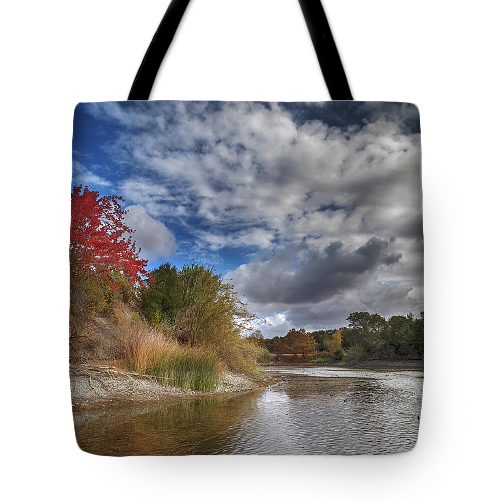 Niles Community Park Tote Bag featuring the photograph Just Believe by Laurie Search