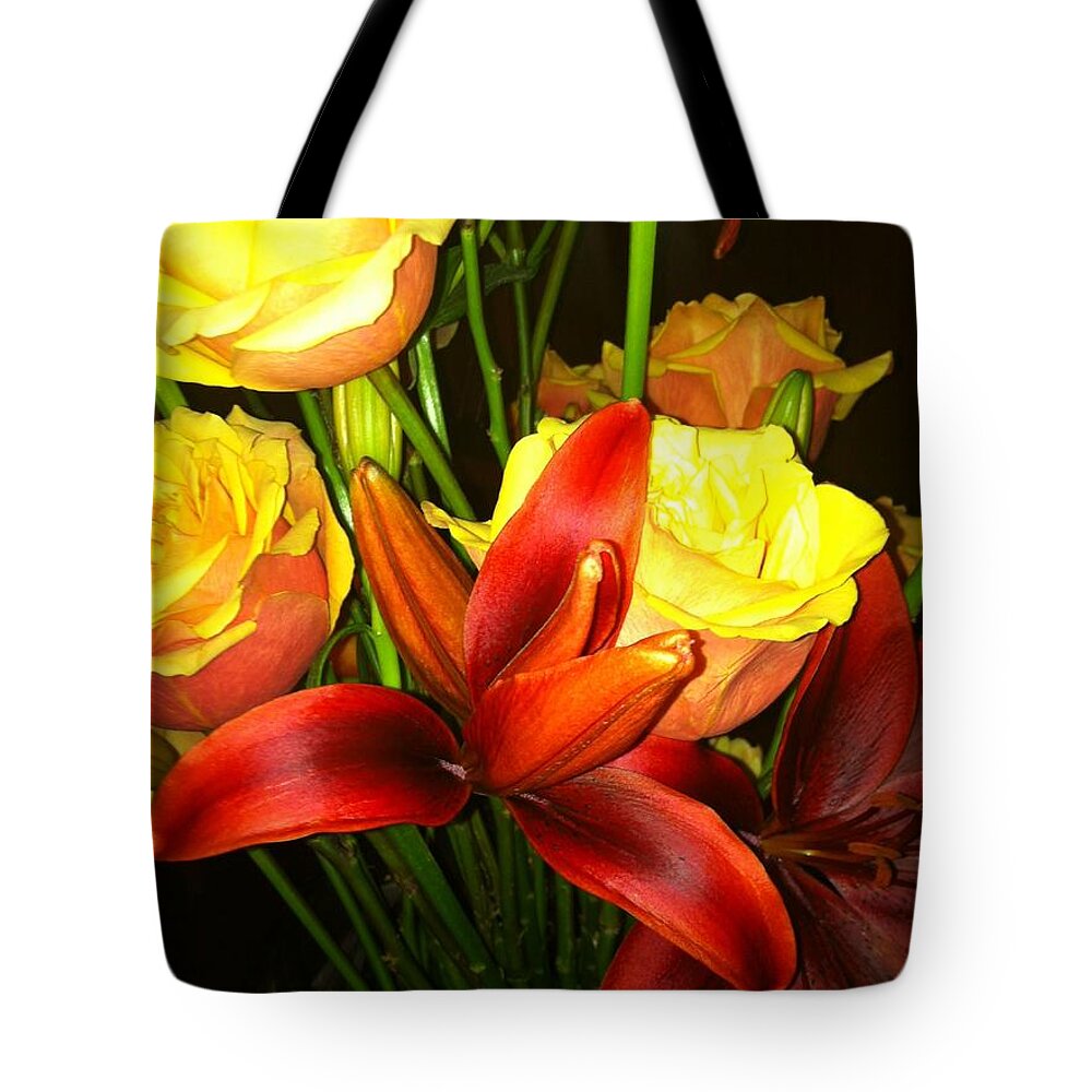 Fall Roses Tote Bag featuring the photograph Kaleidoscope by Juliette Becker