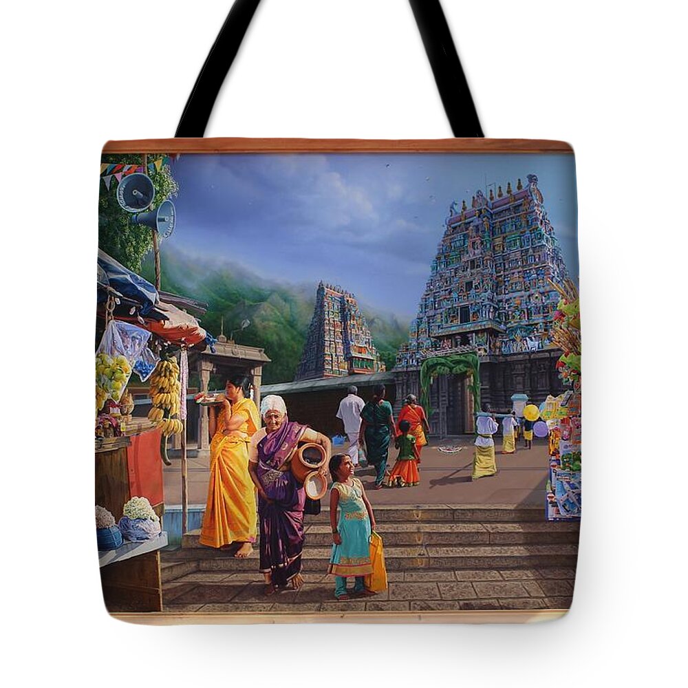 Kallalagar Tote Bag by Gokulam Vijay - Fine Art America