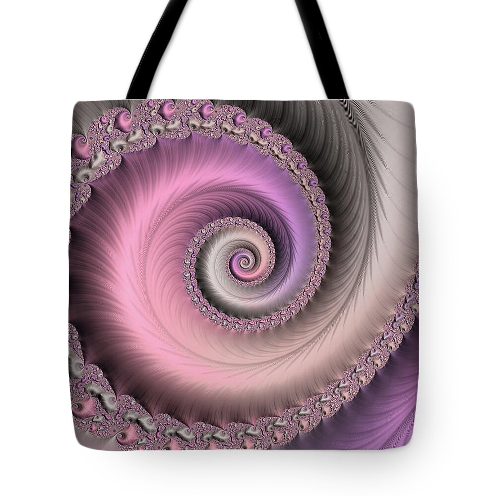 Pastel Abstract Tote Bag featuring the digital art Keeping Secrets by Susan Maxwell Schmidt