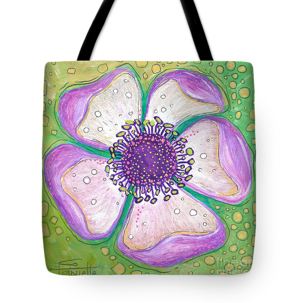 Flower Painting Tote Bag featuring the painting Kindness by Tanielle Childers