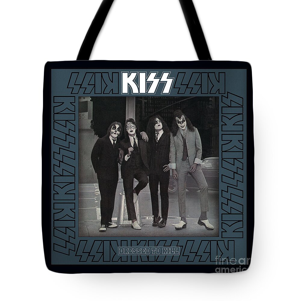 Kiss Tote Bag featuring the photograph Kiss Band by Kiss