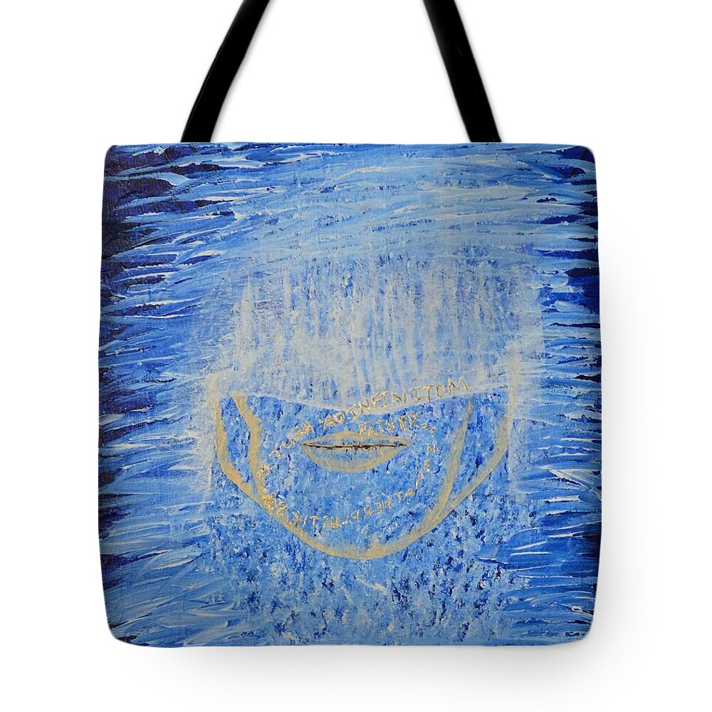 Christina Knight Tote Bag featuring the painting Knowing Peace by Christina Knight