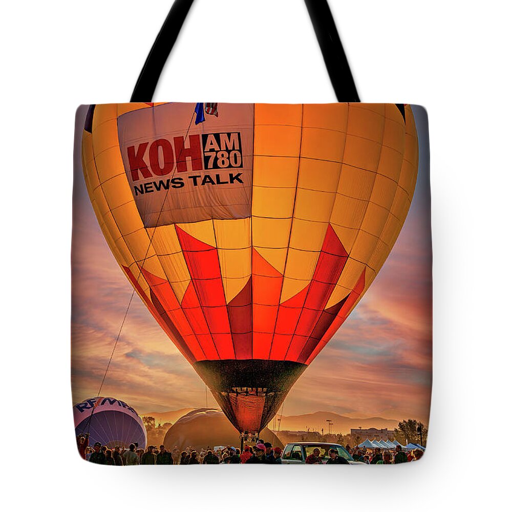 Sports Tote Bag featuring the photograph KOH by Maria Coulson