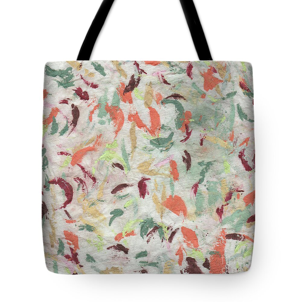 Koi Tote Bag featuring the painting Koi In Pond by Doug Miller