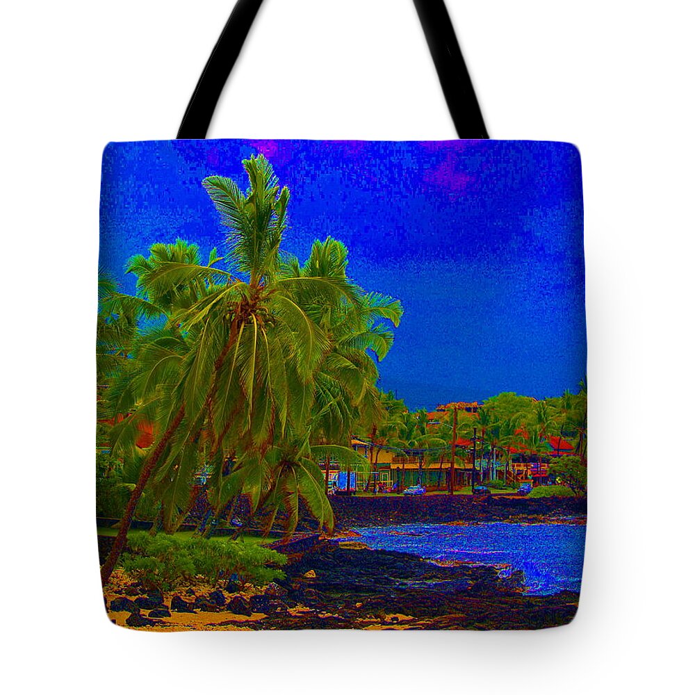 Landscape Tote Bag featuring the photograph Kona by Athala Bruckner