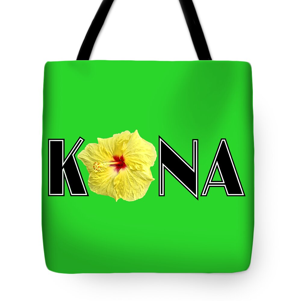 David Lawson Photography Tote Bag featuring the photograph Kona Hibiscus by David Lawson
