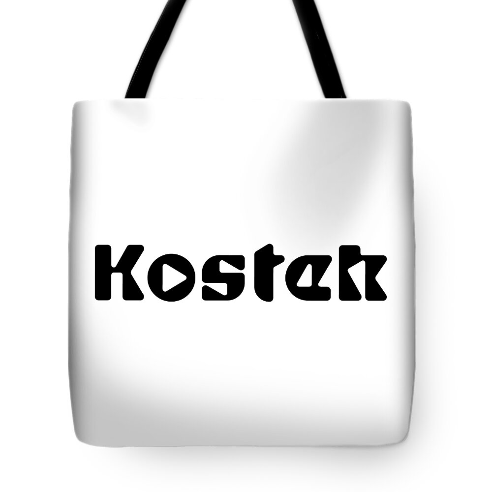 Kostek Tote Bag featuring the digital art Kostek by TintoDesigns