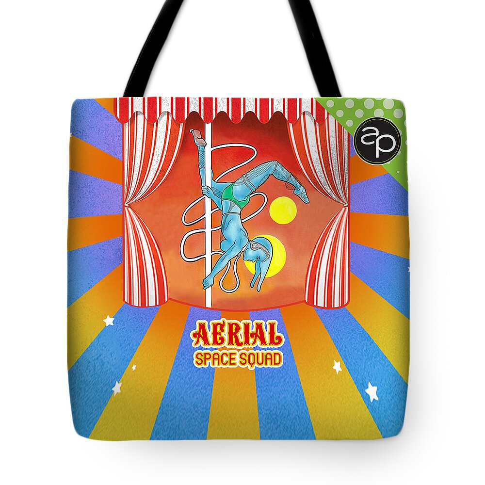 New Orleans Tote Bag featuring the digital art Krewe of A.S.S. by Art of the Parade Society