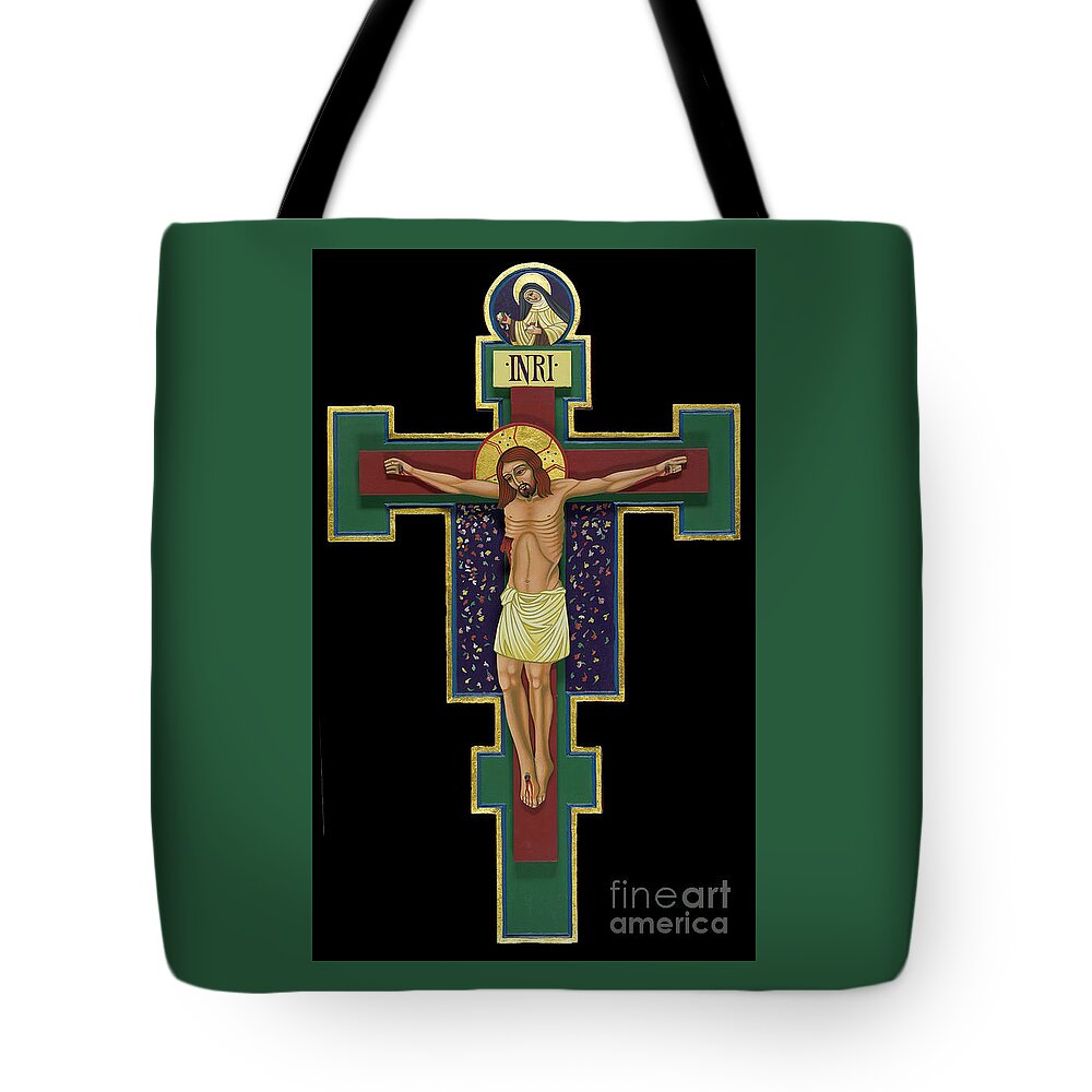 La Croix De St Therese Tote Bag featuring the painting La Croix de St Therese by William Hart McNichols