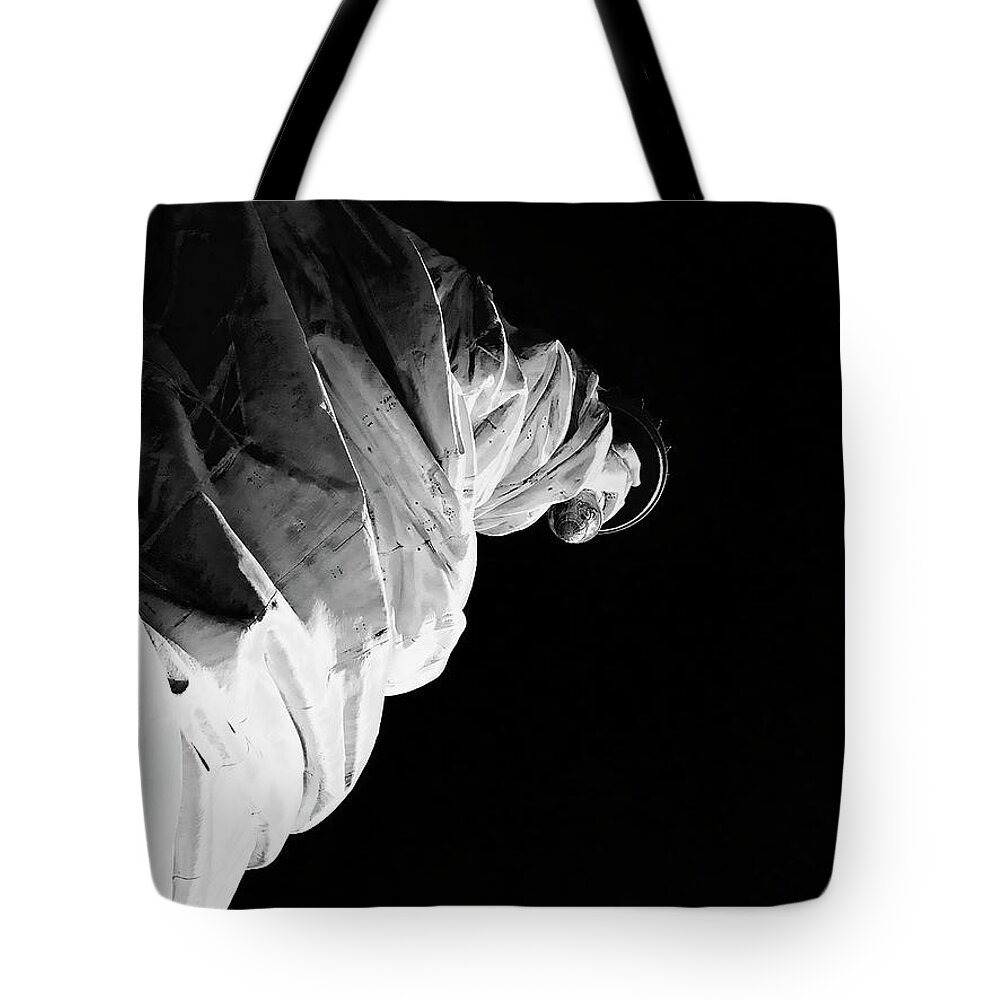 Lady Liberty Tote Bag featuring the photograph Lady Liberty by Alina Oswald