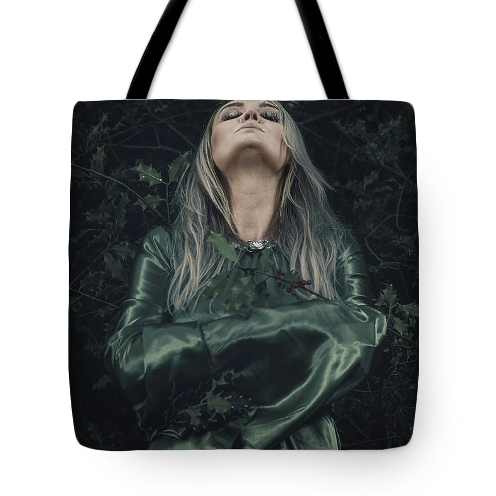 Goit Stock Tote Bag featuring the photograph Lady of the woods by Mariusz Talarek