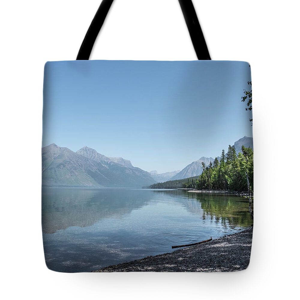 Montana Tote Bag featuring the photograph Lake McDonald #2 by Alberto Zanoni