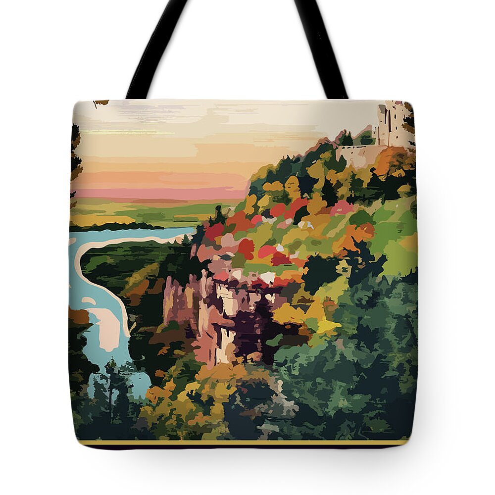 Lake Tote Bag featuring the digital art Lake of the Ozarks by Long Shot