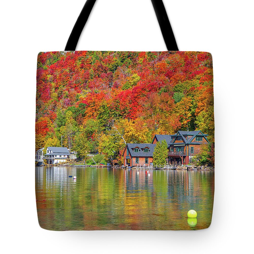 Lake Willoughby Tote Bag featuring the photograph Lake Willoughby Vermont Northeast Kingdom by Juergen Roth