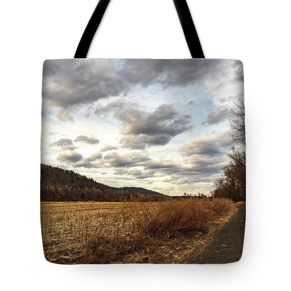 Landscapes Tote Bag featuring the photograph Landscape Photography - Corn Field by Amelia Pearn