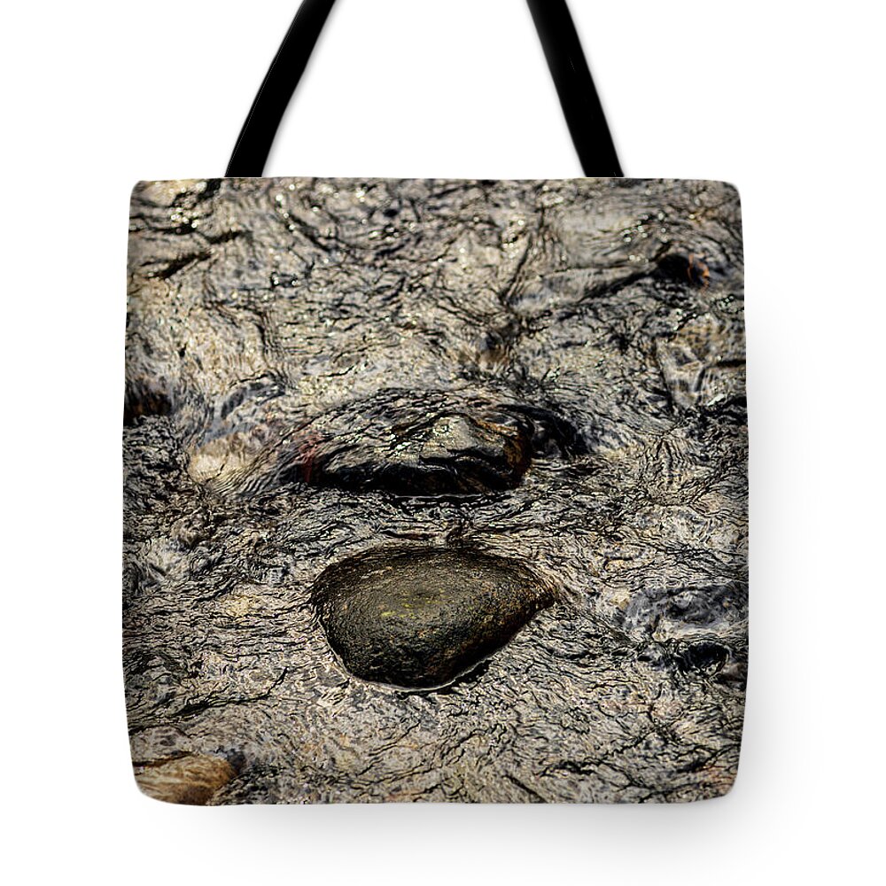 Landscapes Tote Bag featuring the photograph Landscape Photography - Flowing River by Amelia Pearn