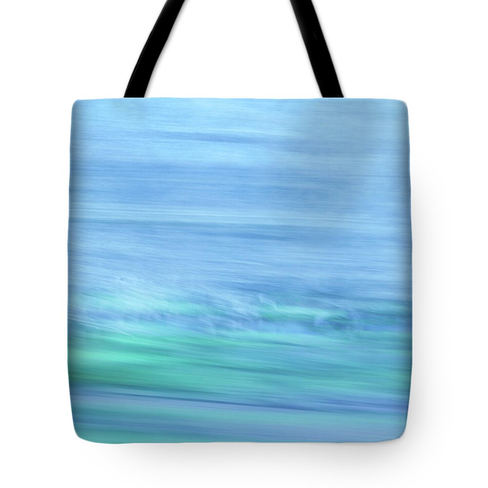 California Tote Bag featuring the photograph Landwater Abstractions I by Denise Dethlefsen