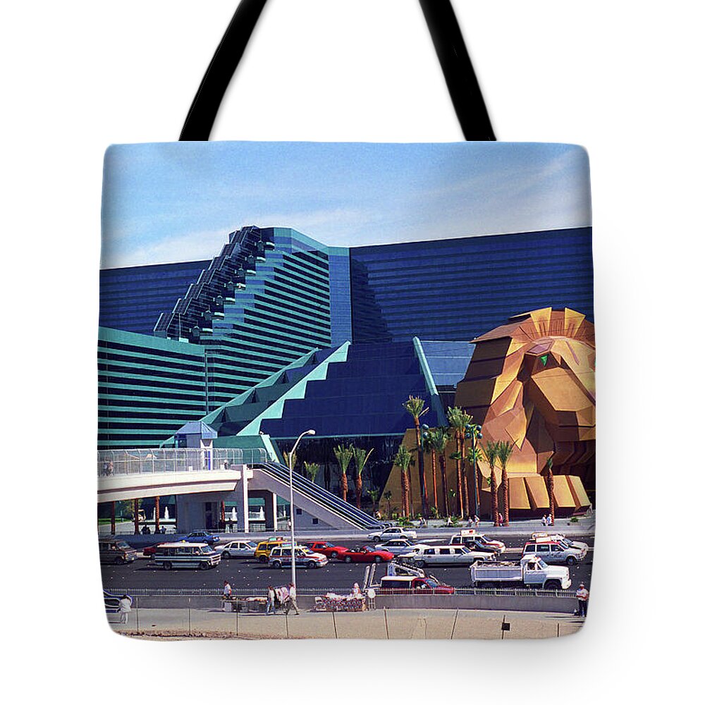 America Tote Bag featuring the photograph Las Vegas 1994 #9 by Frank Romeo