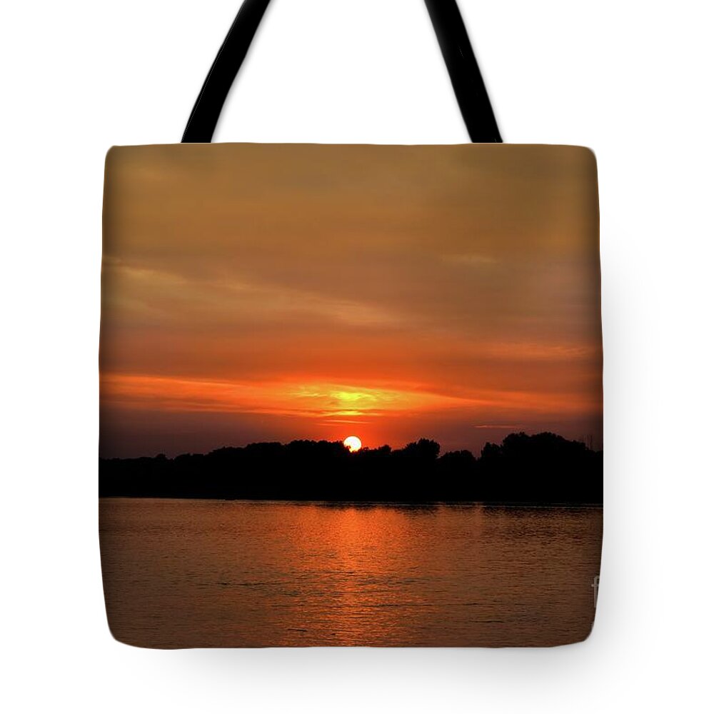 Harmony Tote Bag featuring the photograph Last Moments of Summer Sunset Chill Out I by Leonida Arte