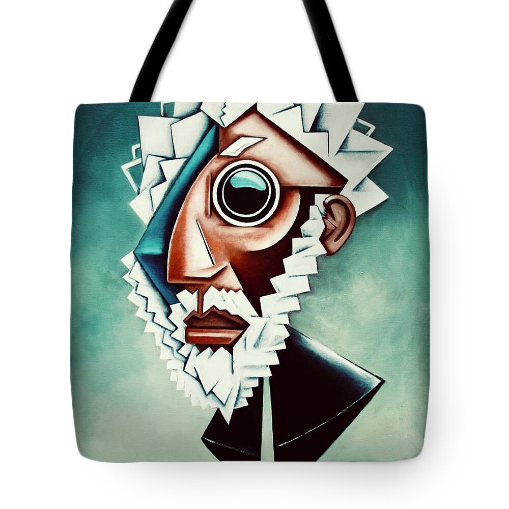 Sonny Rollins Tote Bag featuring the painting Late Sonny by Martel Chapman