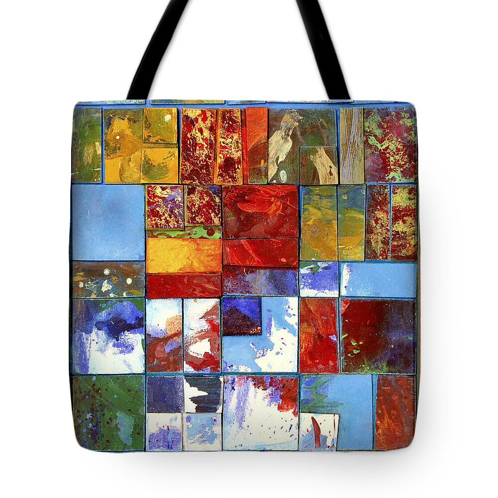 Summer Tote Bag featuring the mixed media Late summer day by Pauli Hyvonen