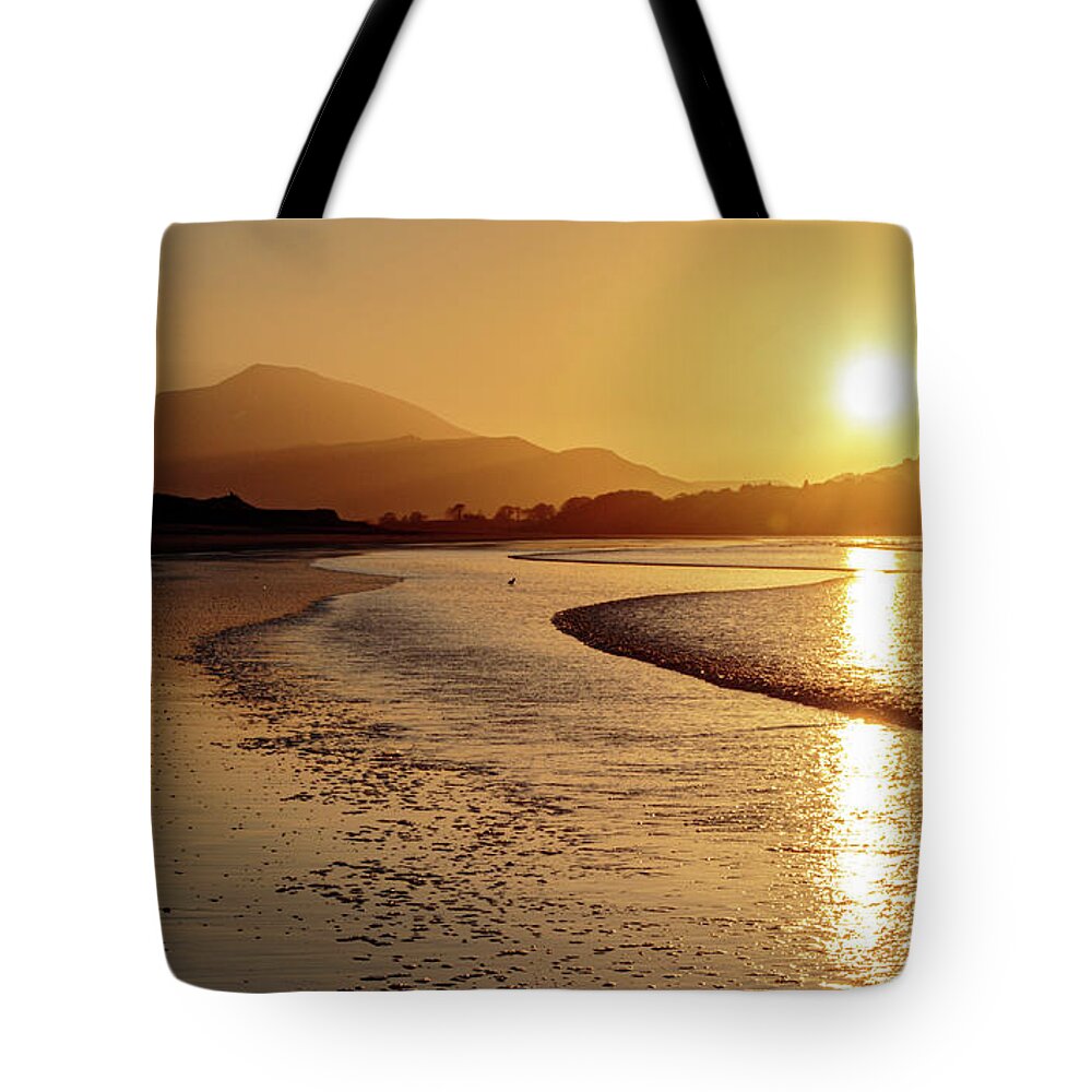 Donegal Tote Bag featuring the photograph Late Winter Sunset - Downings, Donegal by John Soffe