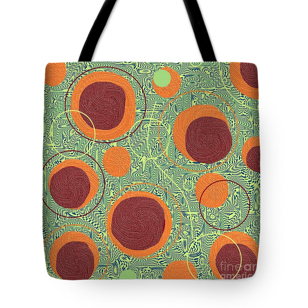 Dots Tote Bag featuring the digital art Lauflynn by Designs By L