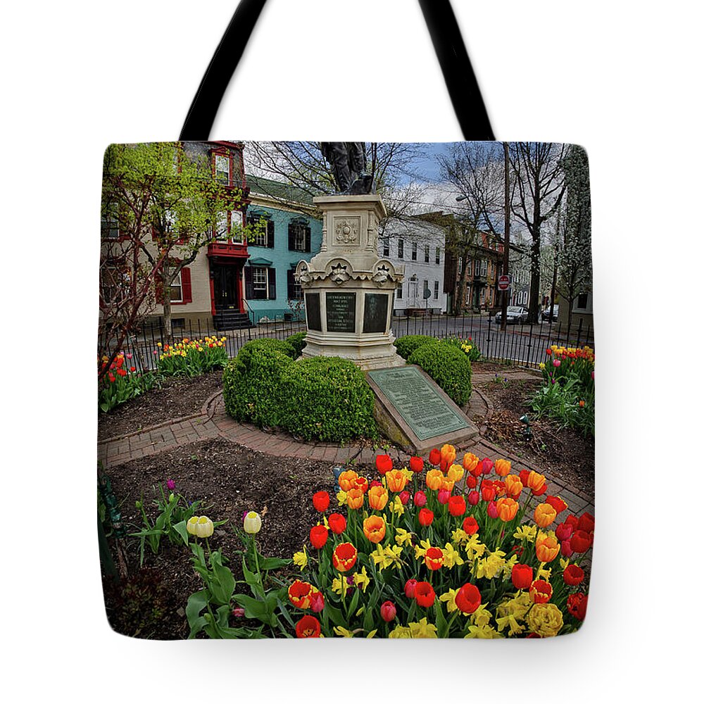 Flowers Tote Bag featuring the photograph Lawrence by Neil Shapiro