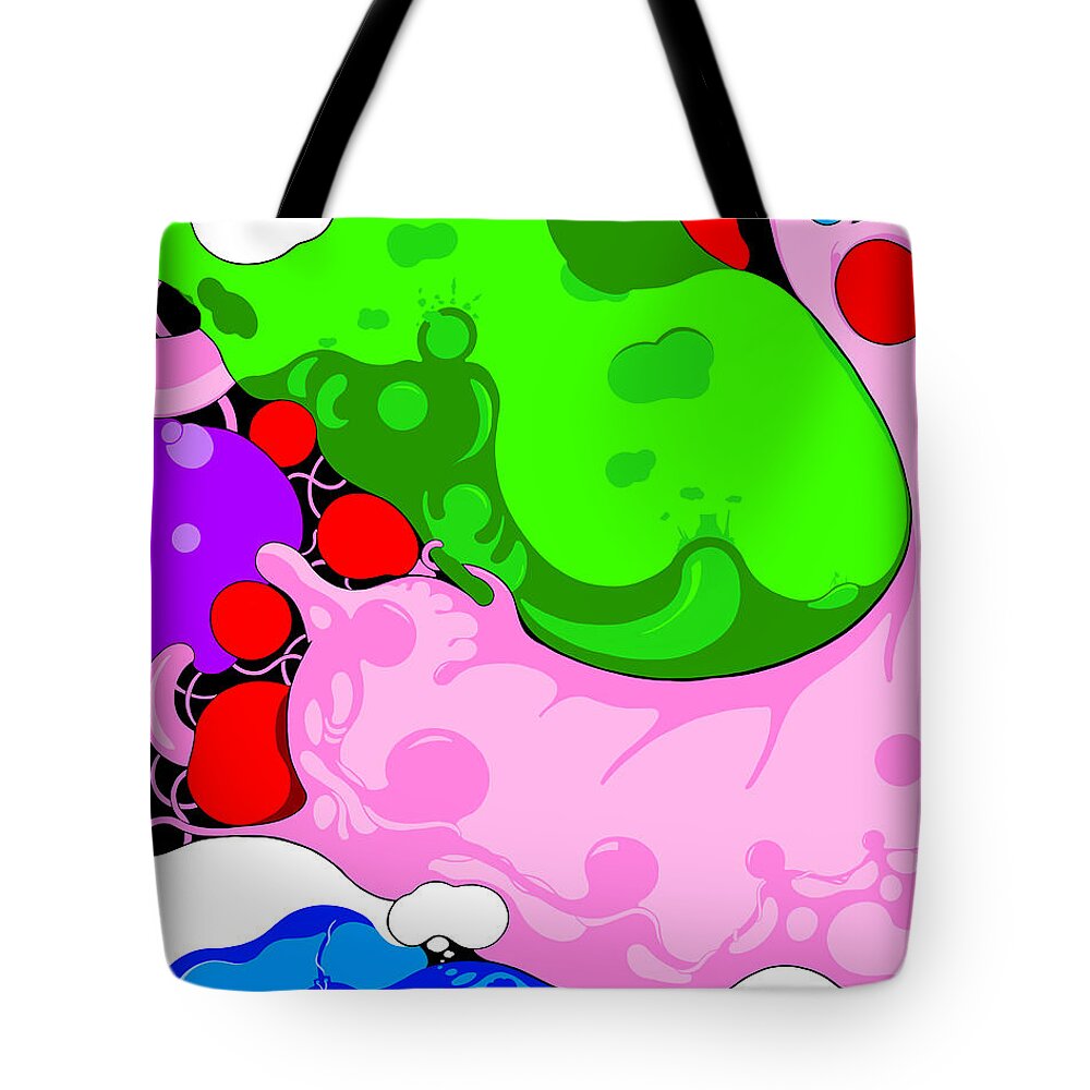 Avatar Tote Bag featuring the digital art Layer Cake by Craig Tilley