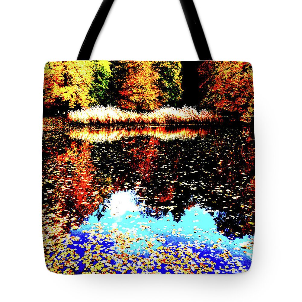 Lazienki Tote Bag featuring the photograph Lazienki Park In Warsaw, Poland 3 by John Siest