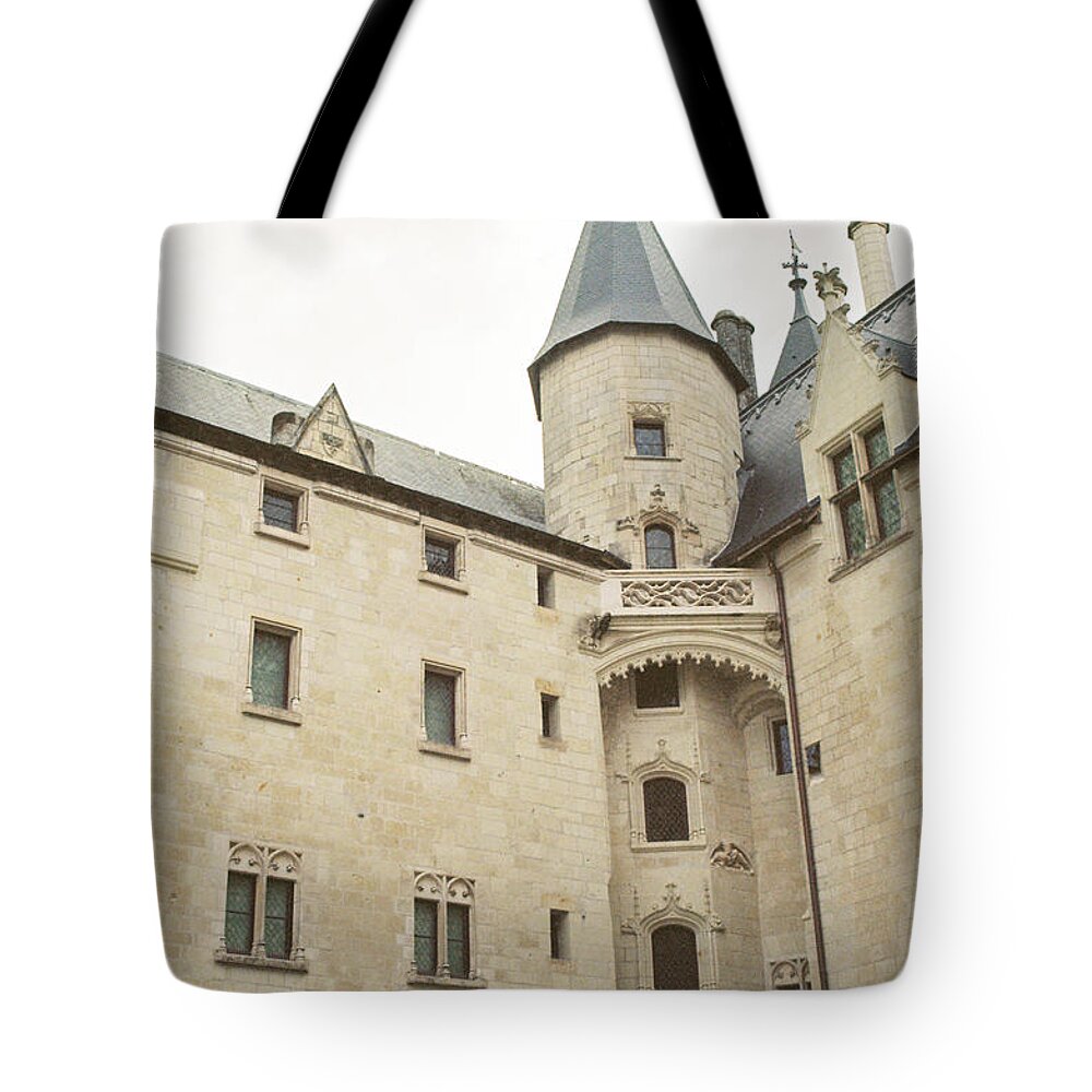 Discover Tote Bag featuring the photograph Le chateau de la Reine by Barthelemy de Mazenod