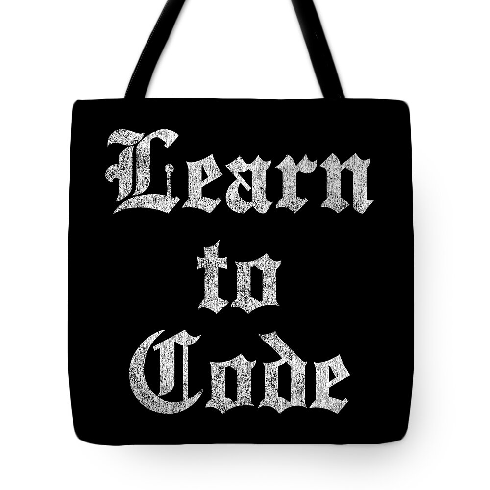 Republican Tote Bag featuring the digital art Learn to Code by Flippin Sweet Gear