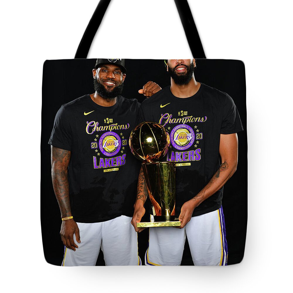 LeBron James and Anthony Davis Tote Bag by Way of Eye - Pixels