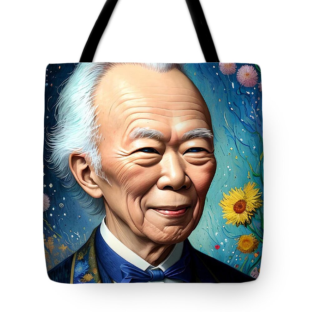 Lee Kuan Yew Tote Bags