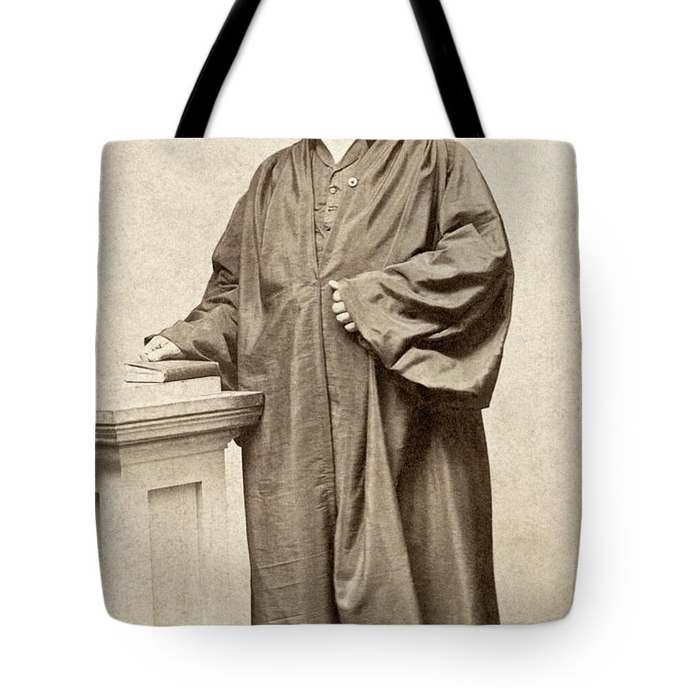 1860s Tote Bag featuring the photograph Leonard Grimes by Grove Hinman Loomis