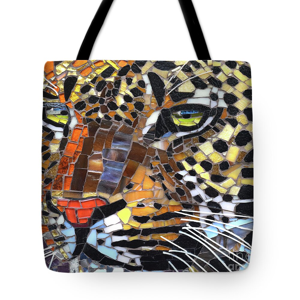 Glass Leopard Tote bag