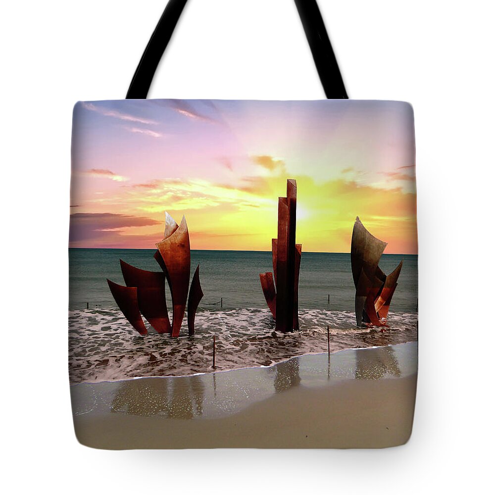 Les Braves Tote Bag featuring the photograph Les Braves by Segura Shaw Photography
